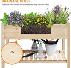 Yaheetech 47x23x32in Wooden Raised Garden Bed - Image 4