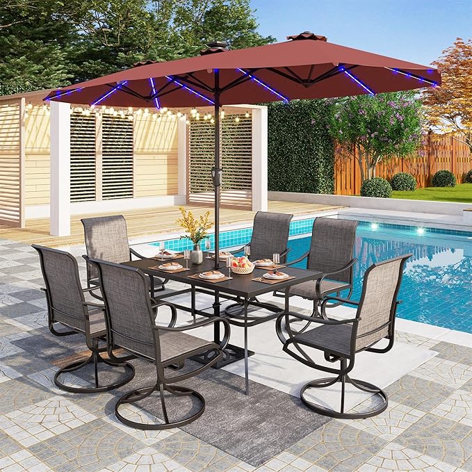 PHI VILLA 13ft Patio Umbrella - Image 7