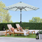Best Choice Products 10ft Solar Polyester LED Lighted Patio Umbrella w/Tilt - Image 3