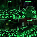 BrizLabs 4 Pack 24 LED Halloween Solar Lights, 2 Modes Outdoor Halloween - Image 7