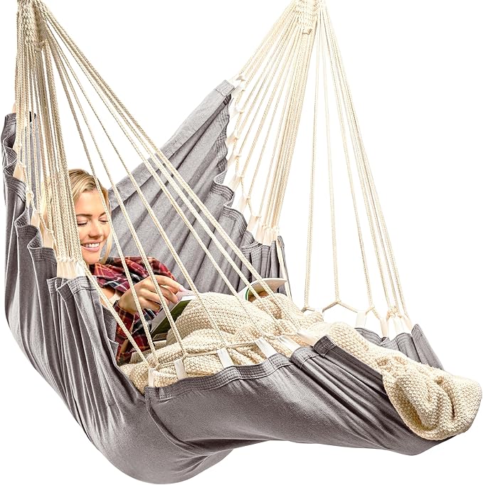 Hanging Hammock Chair Swing by EXTIRIO