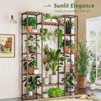 Plant Stand Indoor Outdoor 62.2“ Tall Plant Shelf Large Tiered Flower Stands - Image 2