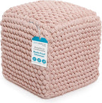 BIRDROCK HOME Buds Pouf Foot Stool Ottoman - Image 9