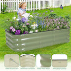 1MORE Raised Garden Bed -4X2X1 Galvanized Planter Box - Image 5