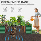 YITAHOME 72x36x18 in 2pcs Galvanized Raised Garden Bed Kit, Large Metal Planter - Image 5