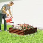 Outsunny Galvanized Raised Garden Bed, - Image 7