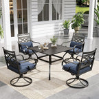 Sophia and William Swivel Outdoor Patio Dining Set by SophiaWilliam