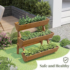 3-Tier Wooden Vertical Raised Garden Bed - Image 4