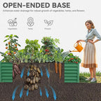 YITAHOME 8x4x2ft Large Raised Garden Bed Kit, Galvanized Metal Planter Box - Image 6