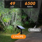 LYHOPE Solar Spot Light Outdoor, 49 LED Lights - Image 4