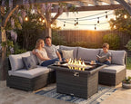 Nicesoul 6 Piece L Shaped Outdoor Patio Set - Image 3
