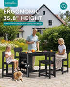 SERWALL 8-Piece Counter Height DiningTable Sets - Image 3