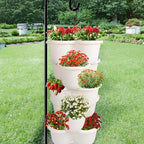 Hourleey Strawberry Planter, 5 Tier Stackable Gaden Tower - Image 7