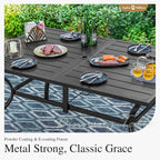 Sophia and William Swivel Patio Dining Set - Image 7