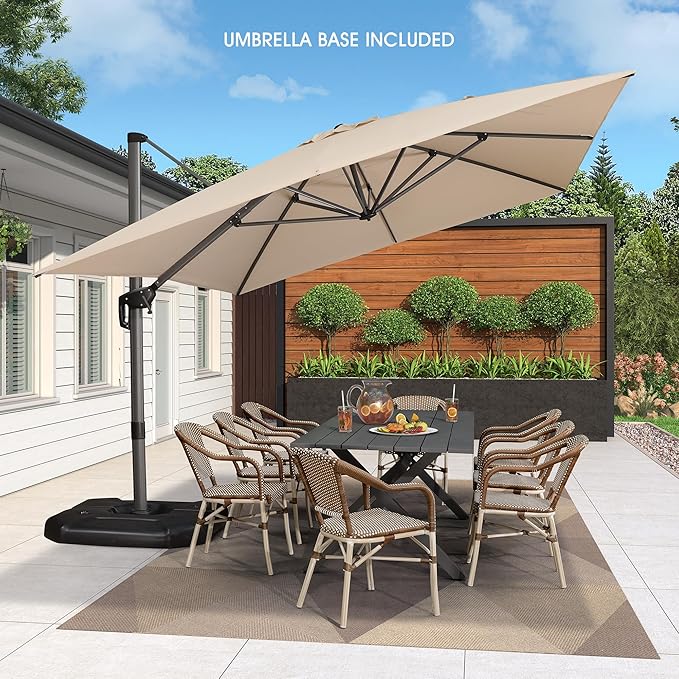 PURPLE LEAF 10' X 13' Patio Umbrella - Image 2