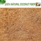 bboUod 2 pcs Garden Coconut Planter Liners Preformed Window Box Liners Natural - Image 6