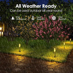 B-right LED Pathway Lights Outdoor, Extendable IP65 Waterproof Outdoor Garden - Image 3