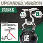 200LBS 4Pcs Rotatable Ceiling Hooks - Image 2
