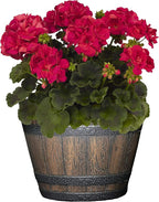 Classic Home and Garden S74CP5D-037R Whiskey Barrel Planter 5 Pack, Kentucky - Image 2