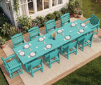 SERWALL Patio Dining Sets for 6 Person, HDPE Dining Set - Image 6