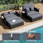Tangkula Patio Rattan Daybed - Image 3