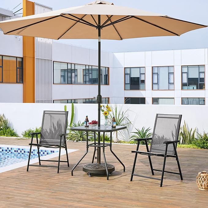 Yaheetech Patio Dining Chairs Set of 2 - Image 6