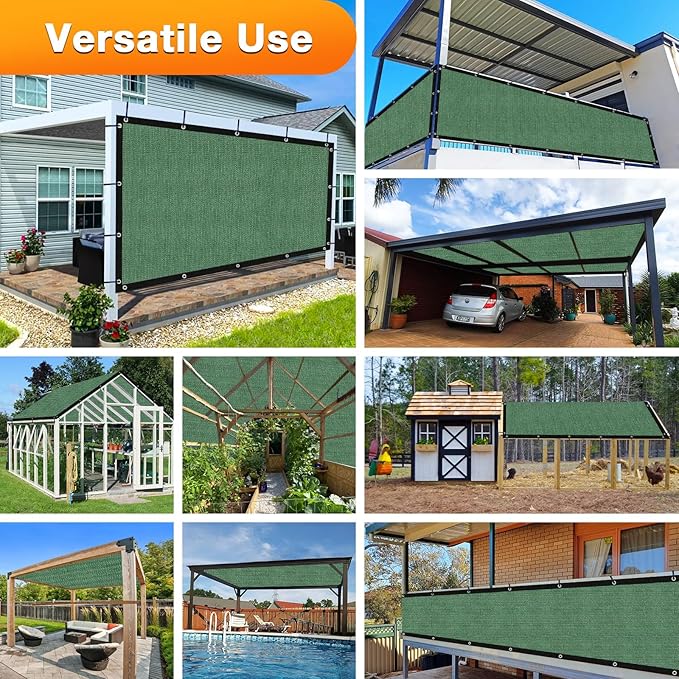 Artpuch Outdoor Pergola Shade Cover 6' X 8' Sun Shade Cloth - Image 6