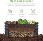 Best Choice Products 4x2x2ft Outdoor Metal Raised Garden Bed, Oval Deep Root - Image 3