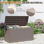 Outdoor Storage Box, Resin Deck Boxes Indoor and outdoor, Waterproof Storage - Image 6