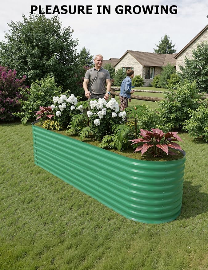 GarveeLife 8x2x2 ft Galvanized Raised Garden Bed - Image 7