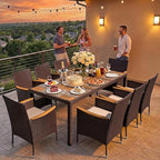 Greesum 9 Pieces Outdoor Patio Dining Set, Conversation Sets - Image 7