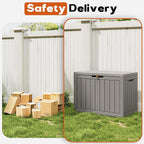 Outdoor Storage Box, Resin Deck Boxes Indoor and outdoor, Waterproof Storage - Image 6