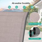 Patio Chairs Set of 4, Easily Set Up Stackable Outdoor Dining Chairs - Image 6