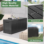 Outdoor Storage Box, Resin Deck Boxes Indoor and outdoor, Waterproof Storage - Image 2