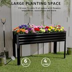 Vengarus Galvanized Raised Garden Bed Outdoor - Image 5