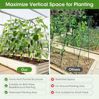 Cucumber Trellis for Raised Bed, U-Shape Garden Trellis for Climbing Plants - Image 4