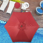 Simple Deluxe 9' Patio Umbrella Outdoor Table Market Yard Umbrella - Image 5