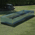 12x4x1.5ft Galvanized Raised Garden Bed, Outdoor Planter Box Metal Patio Kit - Image 6