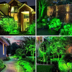 T-SUN Green Solar Spot Lights Outdoor 4 Pack, 49 LED 2 Lighting Modes, IP65 - Image 8