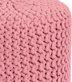 COTTON CRAFT Braided Round Pouf - Image 5