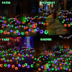 BrizLabs 6 Pack 36 LED Halloween Solar Eyeball Lights, 2 Modes Outdoor - Image 7