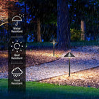 SUNVIE Low Voltage Landscape Lights 3W LED Pathway Lights Low Voltage 3000K - Image 5
