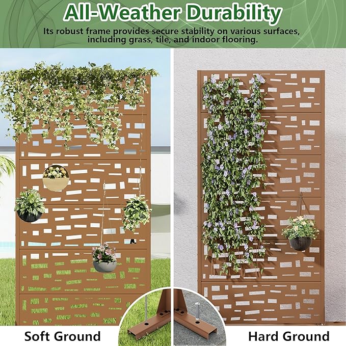 Casaphoria Metal Privacy Screen Outdoor - Image 6