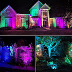 SUNVIE 12 Pack RGBW Color Changing Landscape Lights - Image 6