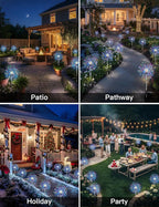 suddus Solar Garden Lights Outdoor Waterproof Decorative, Flowerbed Party - Image 4