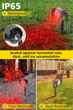 T-SUN Red Spotlight Outdoor, Waterproof LED Landscape Lighting - Image 6