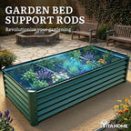 YITAHOME 8x4x1.5 ft Galvanized Raised Garden Bed Kit, Large Metal Planter Box - Image 6
