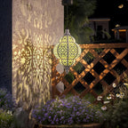 Hanging Solar Lights Outdoor Garden Decor Solar Lantern Waterproof Plastic - Image 8
