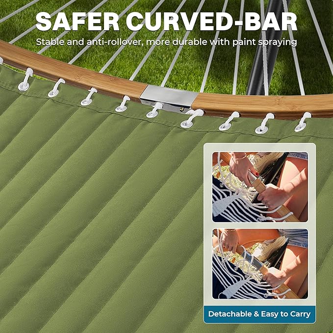 SUPERJARE Curved-Bar Hammock - Image 7