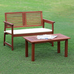 Furinno FG161167 Tioman Hardwood Outdoor Bench in Teak Oil - Image 2